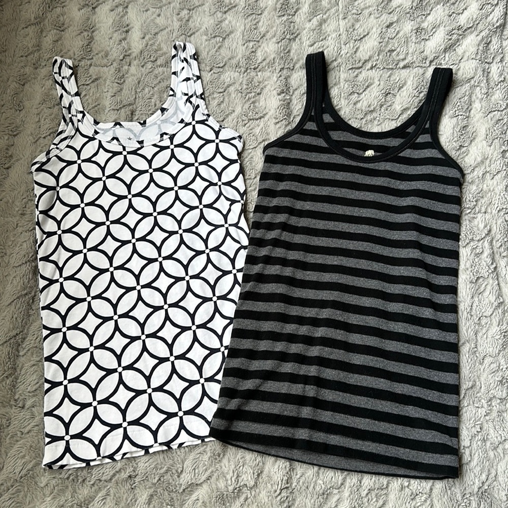 Two Banana Republic tank tops